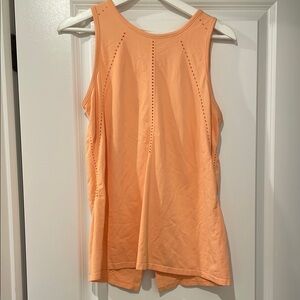 Athleta Peach Orange Sleeveless Women's Tank top small
